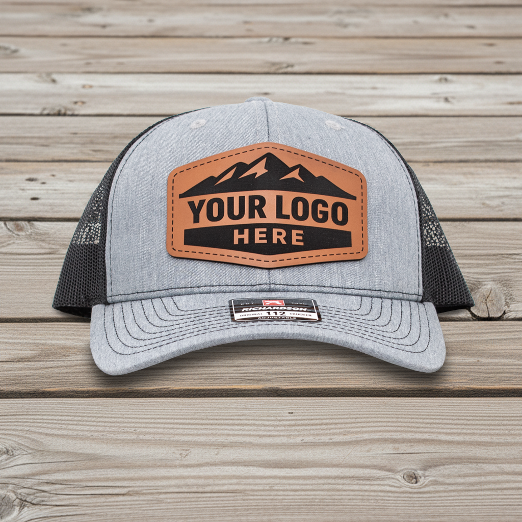 Richardson 112 trucker + custom leather patch