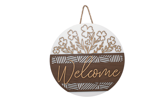 Welcome Sign - Clovers
