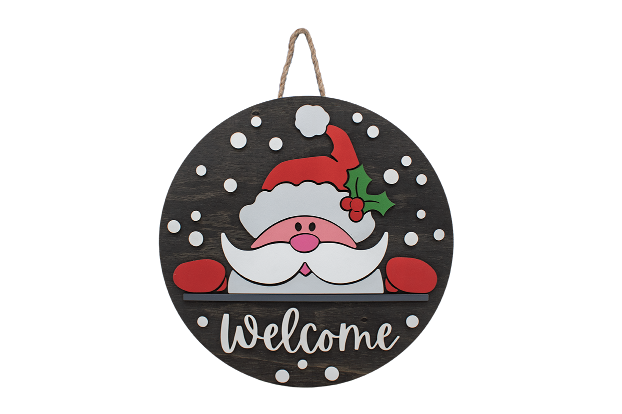 Welcome Sign - Santa