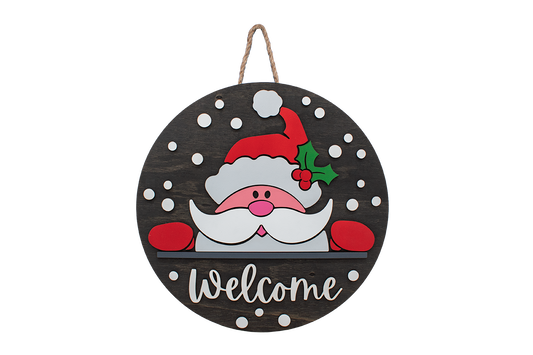 Welcome Sign - Santa