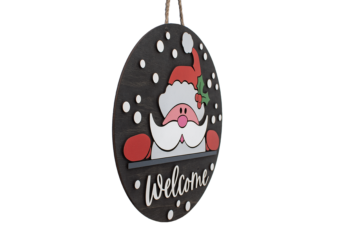 Welcome Sign - Santa