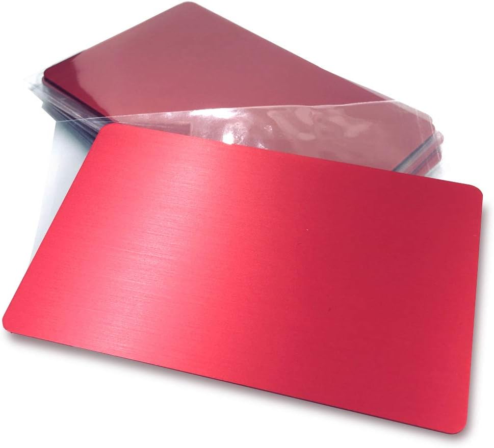 Premium Anodized Aluminum Business Cards