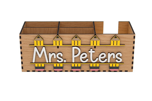 Personalized Teacher Pencil Holder