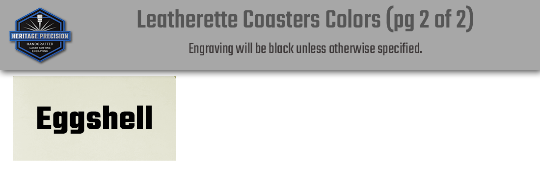 Leatherette Coasters